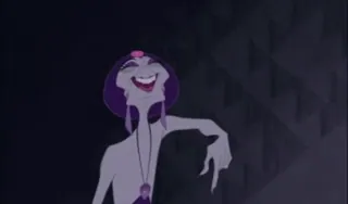 😮 Yzma The Emperor's New Groove Yzma, Disney, méchant, maléfique, drôle telegram sticker