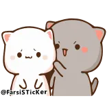 😡 @FarsiSticker 고양이, 귀여운, 동물, 스티커 whatsapp sticker