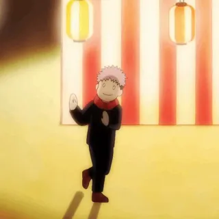 💥 Yuji Itadori Jujutsu Kaisen Anime, Manga, Karakter, Lucu, Chibi telegram sticker