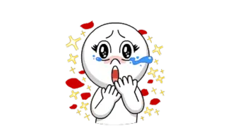 😭 плач, грустный, слезы, аниме, каваий, эмоция, мультфильм whatsapp sticker