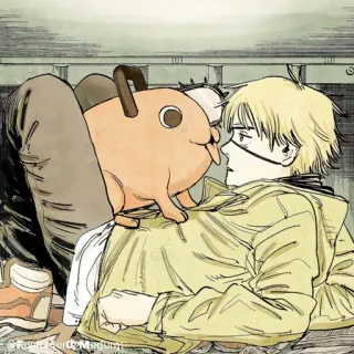 🪚 Denji Chainsaw Man Denji, Pochita, Chainsaw Man, Anime, Manga, Cartoon telegram sticker