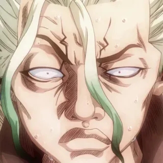 🧪 Senku Ishigami Dr. Stone anime, character, senku ishigami, dr stone telegram sticker