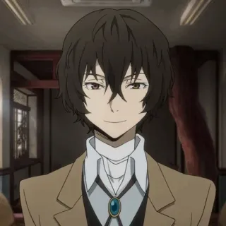✨ Osamu Dazai Bungou Stray Dogs อนิเมะ, Bungou Stray Dogs, ดาไซ, โอซามุ ดาไซ, ตัวละคร, มังงะ telegram sticker