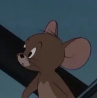 🤍 Jerry Mouse Tom and Jerry 만화, 쥐, 제리, 톰과 제리, 애니메이션, 웃긴 telegram sticker