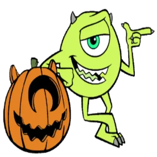 Дисней хэллоуин @StikerDi whatsapp stickers