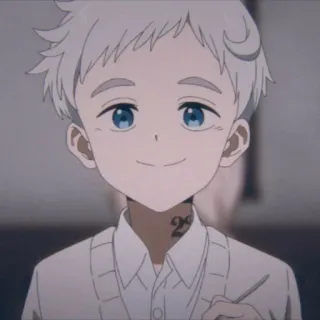 💫 Norman The Promised Neverland Аниме, Манга, Норман, Обещанный Неверленд, Персонаж, Аниме парень telegram sticker