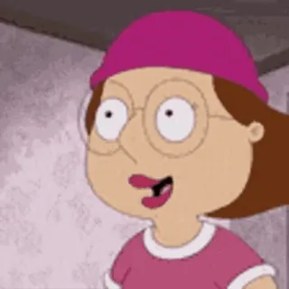 😍 Meg Griffin Family Guy cartone animato, Meg, I Griffin, animato telegram sticker