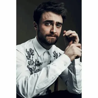 🐚 Daniel Radcliffe acteur, portrait, homme, célébrité, daniel radcliffe telegram sticker