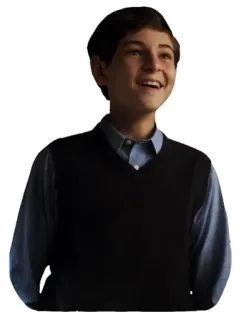 😃 Bruce Wayne Gotham ragazzo, sorriso, Gotham, attore, ritratto telegram sticker