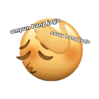 🥵 ampun bang jago
sorry bang jago Emoji, Maaf, Pemaafan, Mohon Maaf, Bang Jago telegram sticker