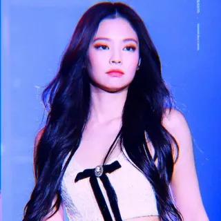 🥡 Jennie kpop, idola, penyanyi, wanita, potret, selebriti, musik telegram sticker