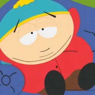 🤤 Eric Cartman South Park Eric Cartman, South Park, Cartone animato, Personaggio, Commedia telegram sticker
