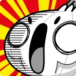 😳 衝撃, びっくり, 漫画, 感情, 恐怖, 感嘆 whatsapp sticker