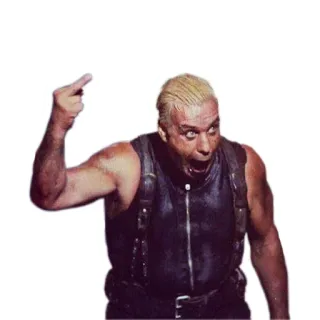 🖕 dedo corazón, grosero, ofensivo, gesto, hombre, enfadado telegram sticker