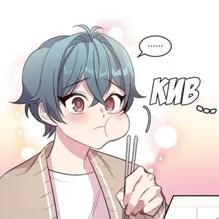 🌸 KIB อนิเมะ, กิน, อาหาร, การ์ตูน, มังงะ telegram sticker