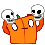 Pumpkin Cube @TgEmojis telegram emojis 🎃