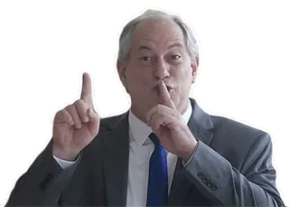 🙅‍♂️ Ciro Gomes politicus, Ciro Gomes, Brazilië, politiek telegram sticker