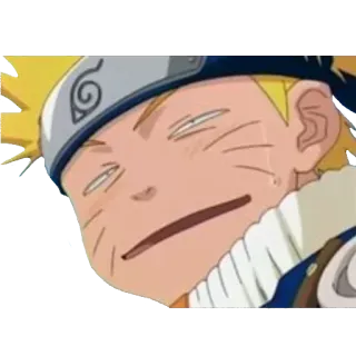 🥴 Naruto anime, desenho animado, Naruto, personagem, engraçado telegram sticker