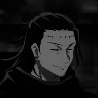 🚬 Suguru Geto Jujutsu Kaisen Anime, Jujutsu Kaisen, Suguru Geto, Vilain, Utilisateur de sorts telegram sticker