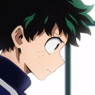 🥦 Izuku Midoriya My Hero Academia anime, character, manga, Izuku Midoriya, My Hero Academia, quirk, deku telegram sticker
