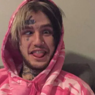😝 Lil Peep lil peep, рэпер, музыкант, эмо рэп, певец, портрет, человек telegram sticker