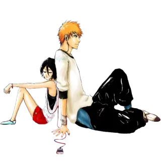 🎶 Ichigo Kurosaki, Rukia Kuchiki Bleach Anime, Manga, Personnages, Bleach, Ichigo, Rukia whatsapp sticker