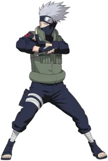 👌 Kakashi Naruto anime, manga, ninja, kakashi, naruto, character, sticker telegram sticker