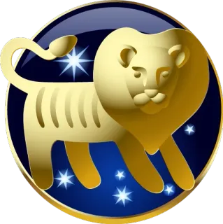♌️ лев, зодиак, астрология, гороскоп, звезды, лев, знак whatsapp sticker