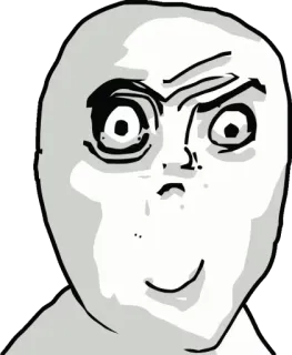 😳 Meme, Zeichnung, Ausdruck, Gesicht telegram sticker