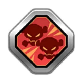 🤖 череп, опасность, предупреждение, тревога, символ, значок, опасность telegram sticker