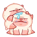 🤩 cartoon, monster, cute, kawaii, sad, crying telegram sticker
