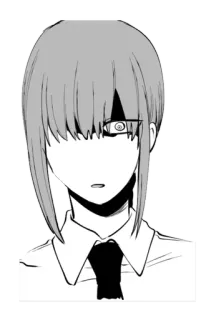 😠 Makima Chainsaw Man anime, manga, character, makima, chainsaw man telegram sticker