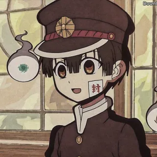 🏮 Hanako Toilet-Bound Hanako-kun Anime, Manga, Uniforme escolar, Fantasma, Lindo, Hanako-kun, Hanako-kun del baño telegram sticker