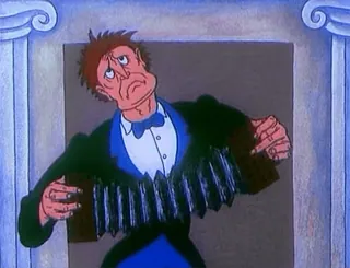 🪗 accordion, cartoon, music, musician telegram sticker
