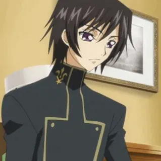 🥀 Lelouch Lamperouge Code Geass Anime, Personaggio, Lelouch, Code Geass, Manga whatsapp sticker