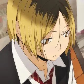 😐 Kozume Kenma Haikyuu!! anime, haikyuu, kenma, kozume kenma, volleyball telegram sticker