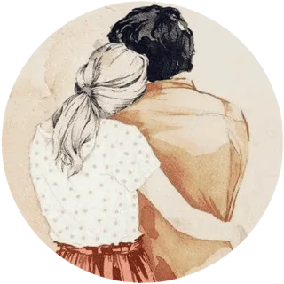 🌸 пара, объятия, любовь, отношения, романтика, искусство telegram sticker