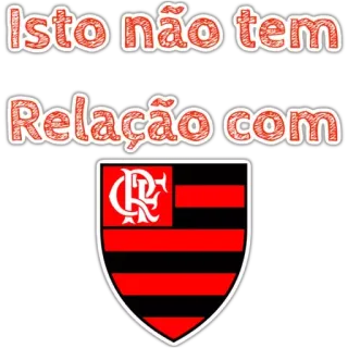 🚫 Isto não tem Relação com Flamengo, football, sports, club, soccer, Brazil telegram sticker