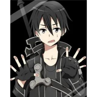 kirito whatsapp stickers