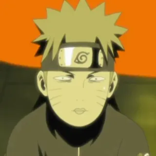 😐 Naruto アニメ, 忍者, うずまきナルト, マンガ, 少年 telegram sticker
