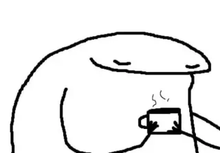 🦦 florkofcows, kopi, meme, relaksasi, flork, manusia stik telegram sticker