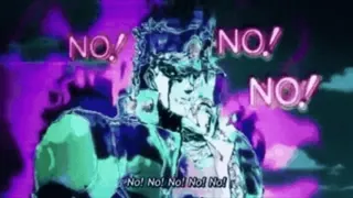 ❌ Joseph Joestar JoJo's Bizarre Adventure No! No! No! No! No! anime, jojo, no, funny, meme telegram sticker