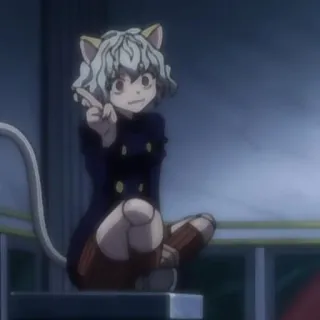 🧊 Neferpitou Hunter x Hunter anime, cat, villain, hunter, neferpitou telegram sticker