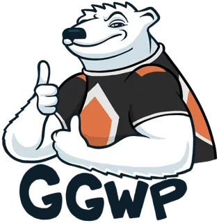 👍 곰, 만화, 마스코트, 엄지 척 telegram sticker