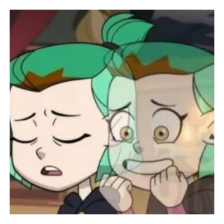😞 Amity Blight The Owl House Amity Blight, The Owl House, Desenho animado, Série de TV, Personagem, Triste telegram sticker