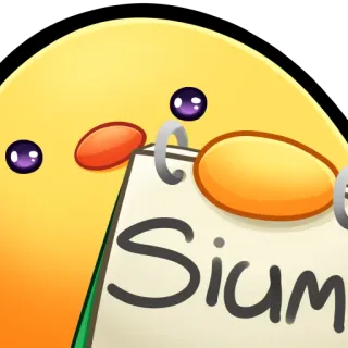 🐤 Sium italiano, fútbol, celebración, palabra, texto whatsapp sticker