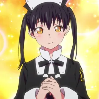 🔥 Maki Oze Fire Force anime, fire force, maki oze, cute, waifu telegram sticker