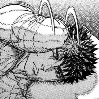 🖤 Manga, Anime, Geweld, Gevecht, Strijd, Illustratie telegram sticker