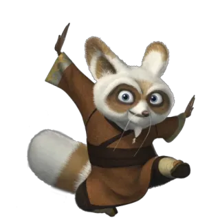 😊 Master Shifu Kung Fu Panda master shifu, kung fu panda, martial arts, cartoon, animated, movie, animal, fighter telegram sticker