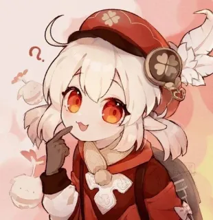 🤠 Klee Genshin Impact Anime, Videogioco, Genshin Impact, Klee, Carino, Arte, Personaggio telegram sticker